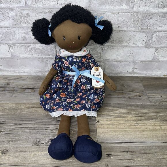GANZ Other - Ganz CORA Rag Doll with Brown Skin and Black Curly Hair African-American